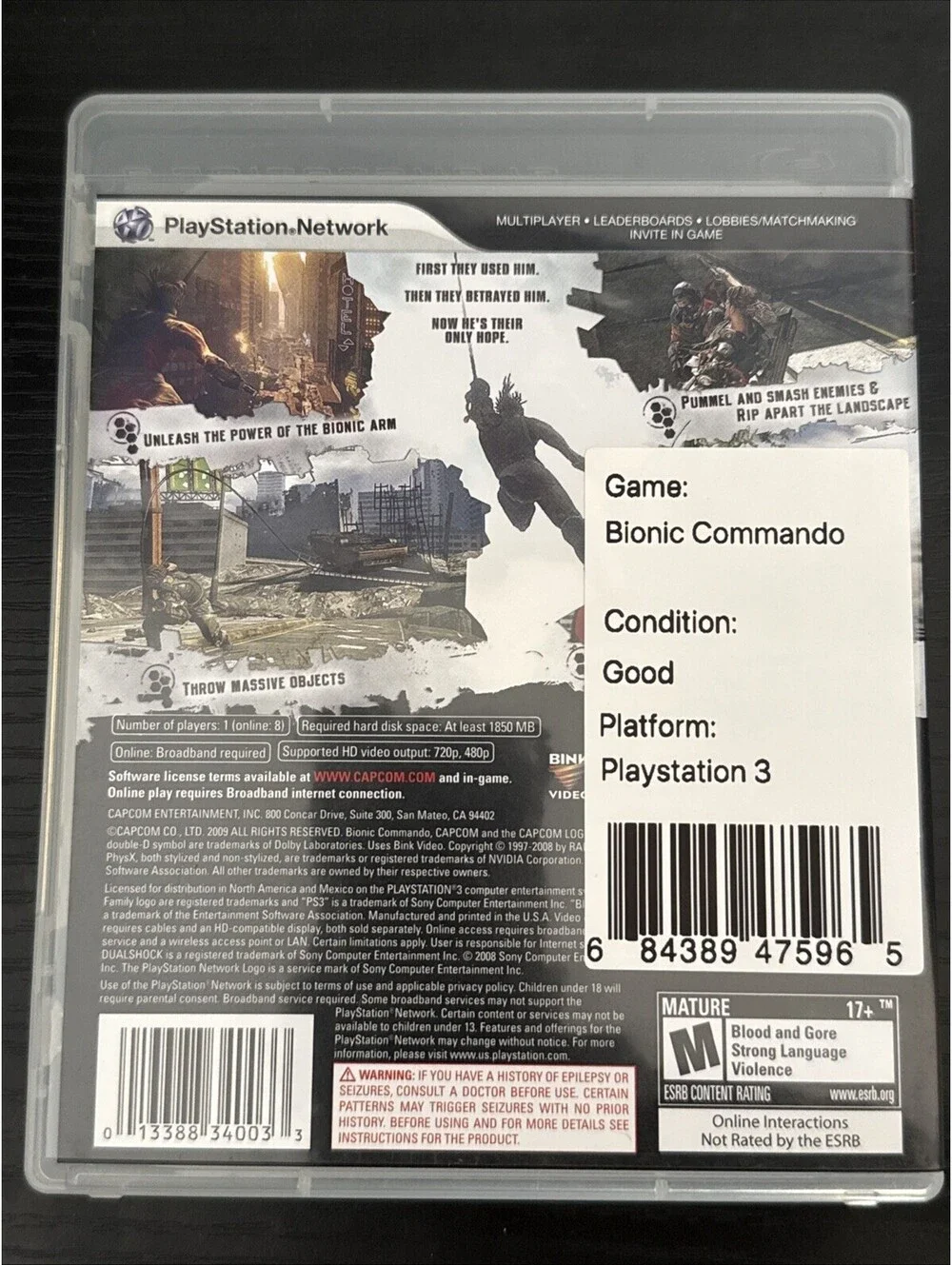 Bionic Commando - Sony PlayStation 3